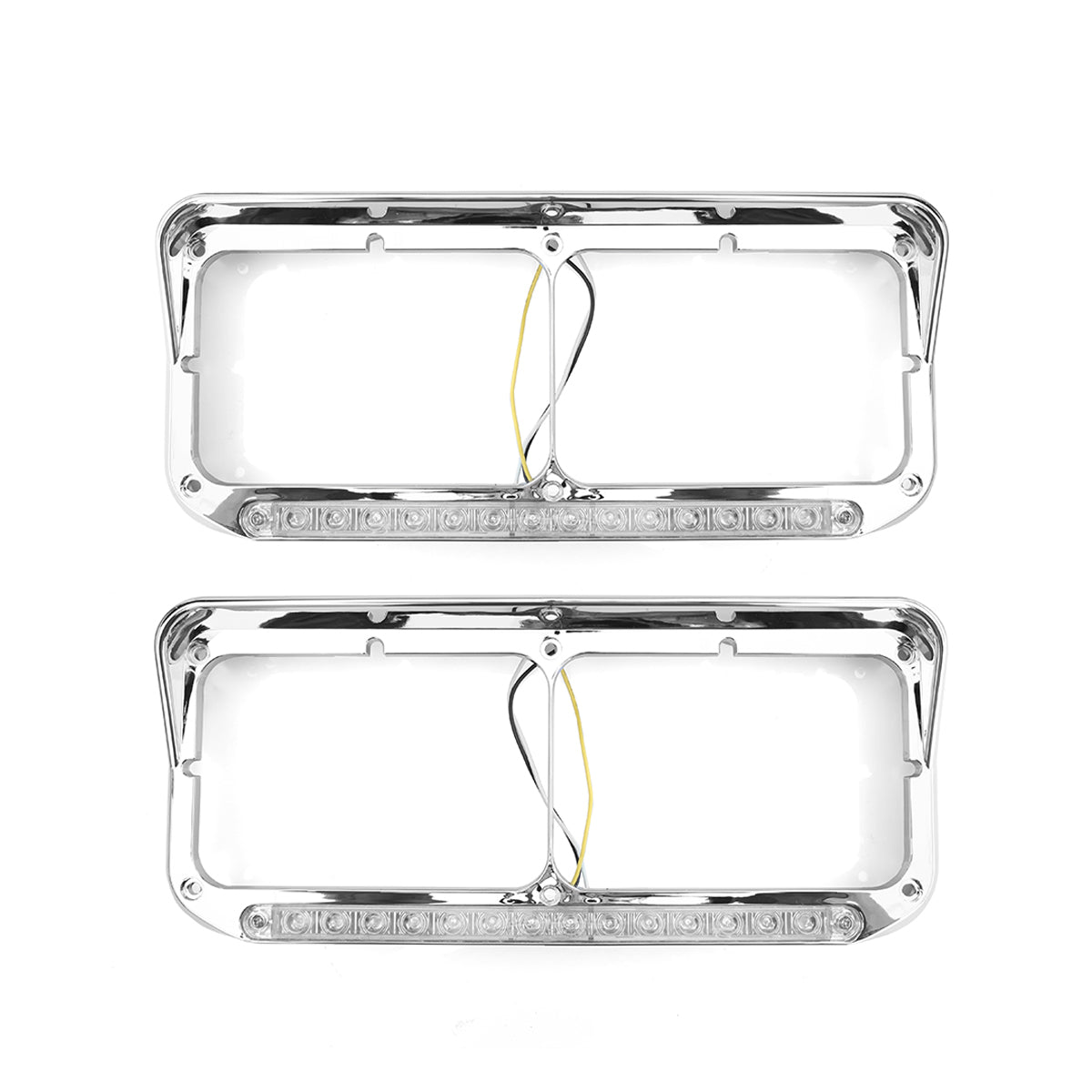 Headlight Bezels for Peterbilt 378 379, Kenworth T400 T600 T800 W900B W900L Classic 120