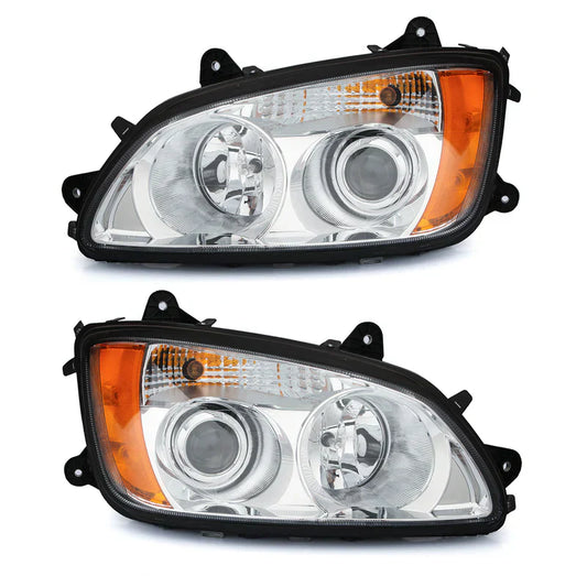 Halogen Headlight Assembly LR for Kenworth T170/T270/T370/T440/T470/T660/T800 — Driver-Side Headlight Replacement