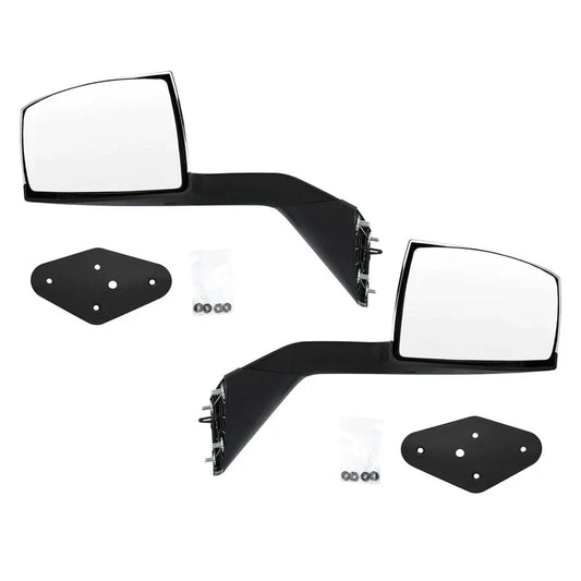 Chrome Hood Mirror Assembly LR for VNL2004-2017 — Premium Hood Mirror Replacement for Volvo VNL Trucks