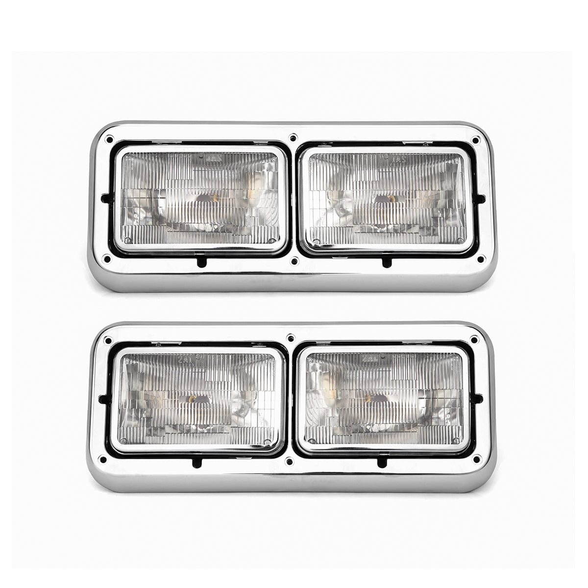 Dual Rectangular Headlight Assembly for PETERBILT 379 / KENWORTH W900