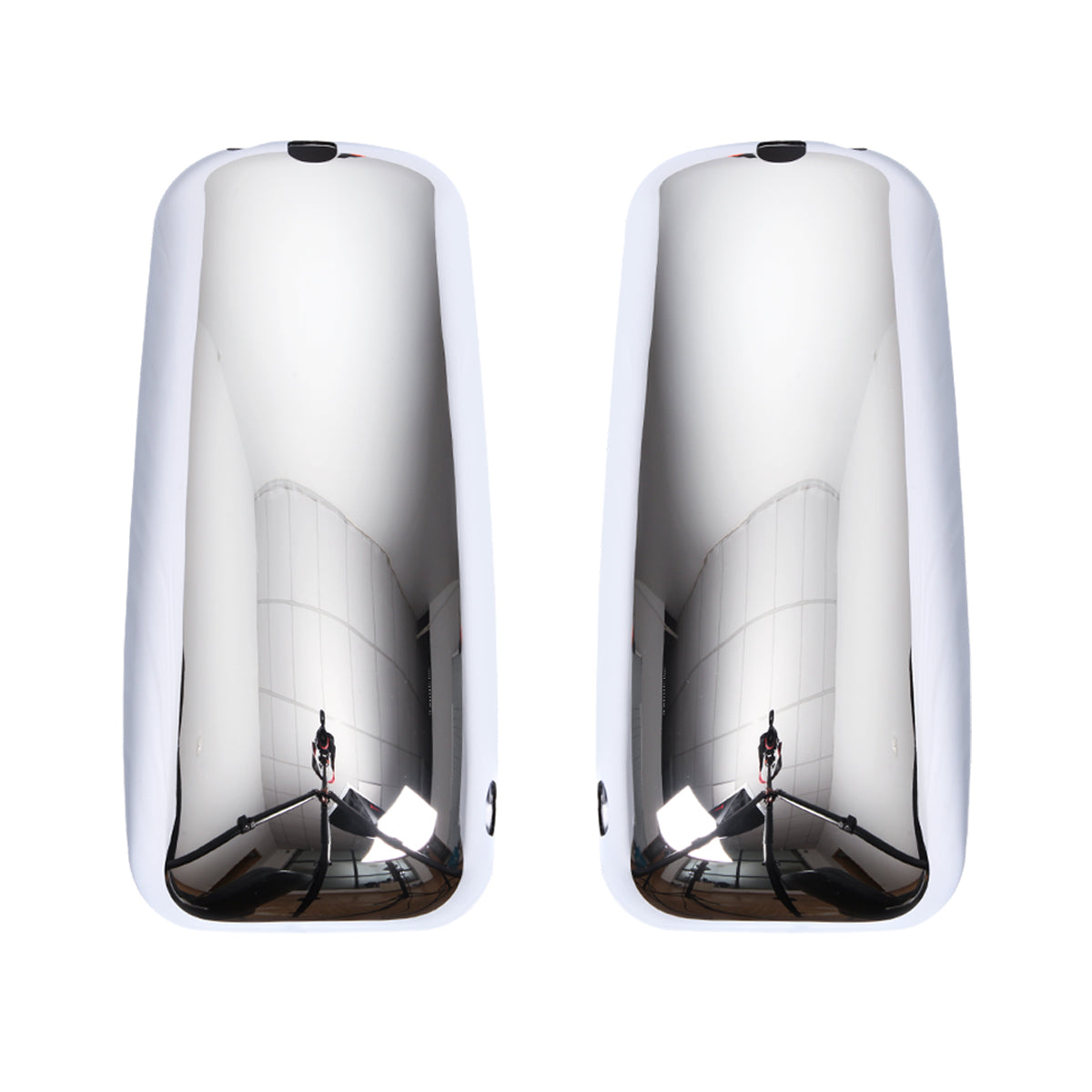 Chrome Mirror Cover  LR for PETERBILT 389