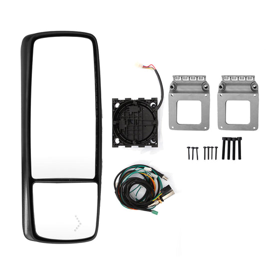 Door Mirror for 2004-2023 Volvo VNL 2004-2017 Volvo VNM 2018-2023 Volvo VNR 2013-2023 Volvo VNX