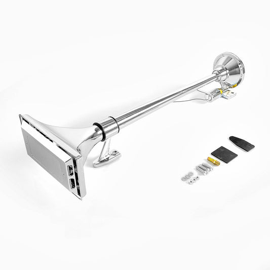 12V/24V Truck Air Horn 63cm 150DB Trumpet Horns Kit for universal for Car Train Boat