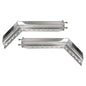 Stainless Steel Angled Mud Flap Hanger Set 30" 2-1/2" 2.5" for universal for Semi Trucks