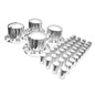 33 mm Spiked Axle Cover Set(4 Rear) for Universal