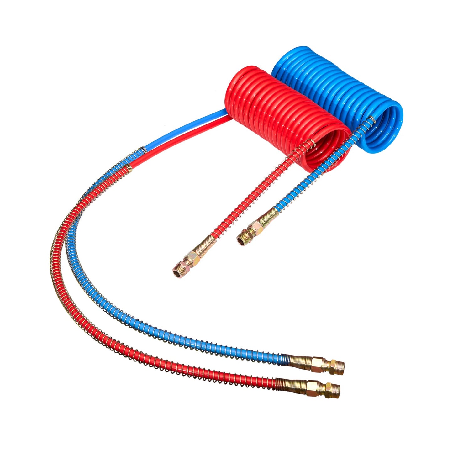 15FT Coiled Air Brake Hoses for Universal