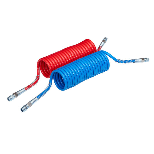 12FT Short Coiled Air Brake Hoses for Universal